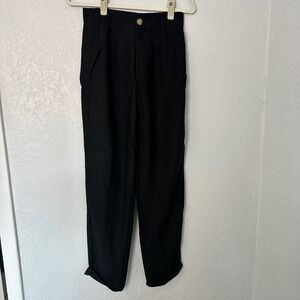 Vince Black Trousers‎ Women's Size 2 Pants Elastic Waistband Career Casual